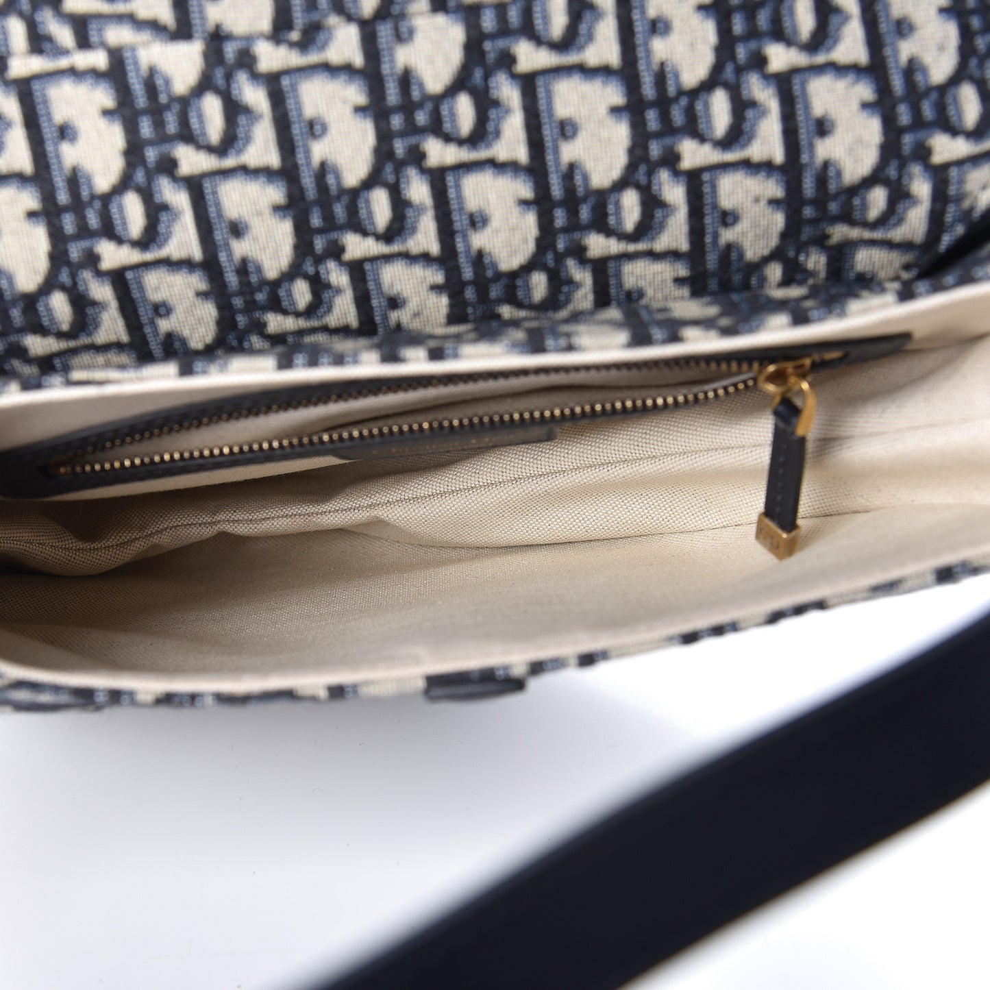 Oblique Saddle Bag Blue