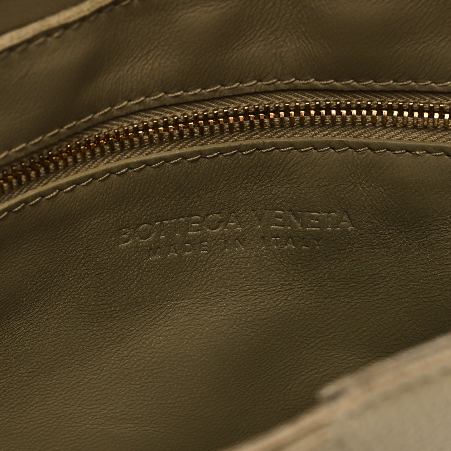 Grained Calfskin Maxi Intrecciato Cassette Crossbody Bag Taupe