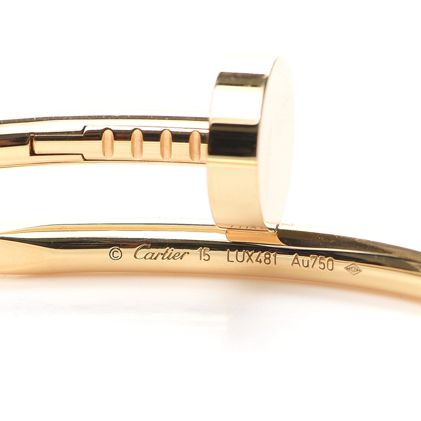 18K Yellow Gold Juste Un Clou Bracelet 15