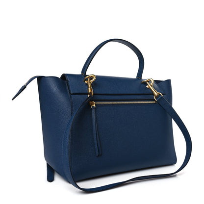 Celine Grained Calfskin Mini Belt Bag Lazuli 3 of 9