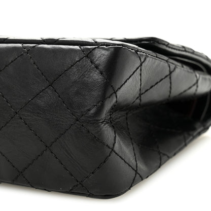 Chanel Aged Calfskin Quilted 2.55 Reissue 225 Flap Black 10 of 12