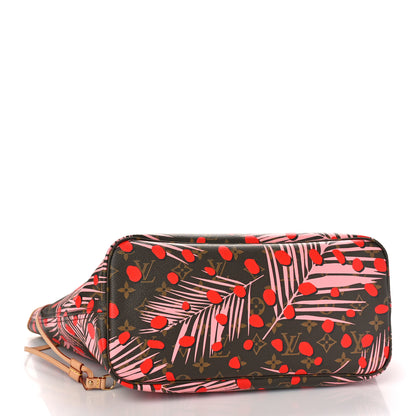 Louis Vuitton Monogram Jungle Dots Neo Neverfull MM Sugar Pink Poppy 4 of 8