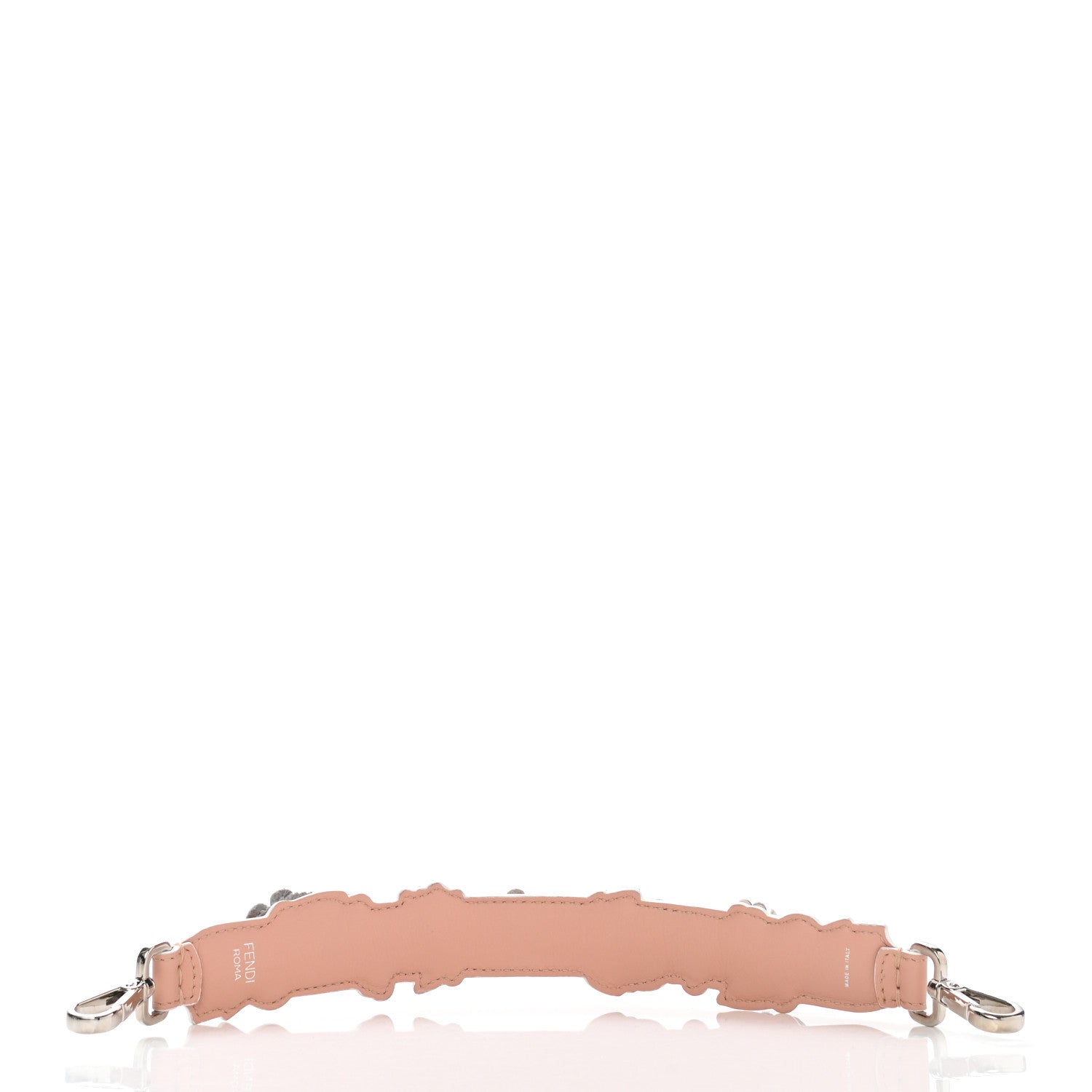 Fendi Calfskin Studded Inlaid Floral Strap You 2 of 5