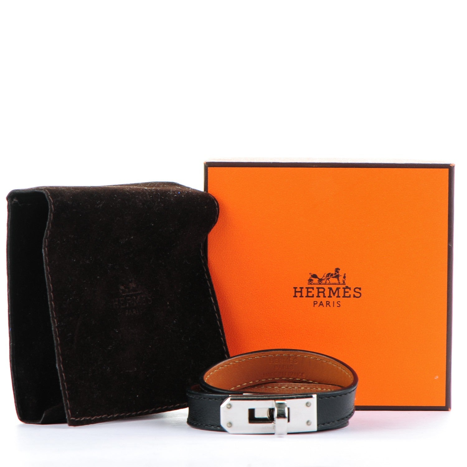 Hermes Chamonix Kelly Double Tour Bracelet XS Black 7 of 7