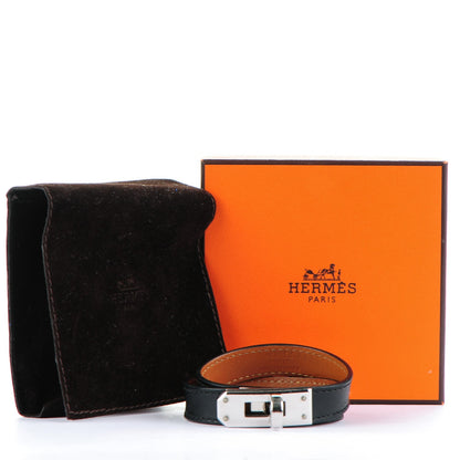 Hermes Chamonix Kelly Double Tour Bracelet XS Black 7 of 7
