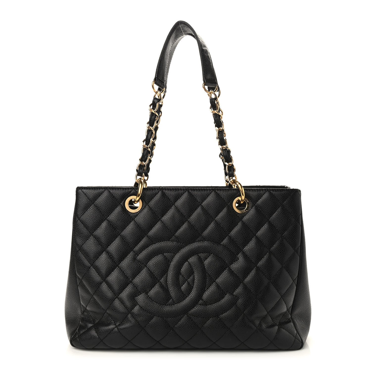 Chanel Caviar Quilted Grand Shopping Tote GST Black 1 of 9