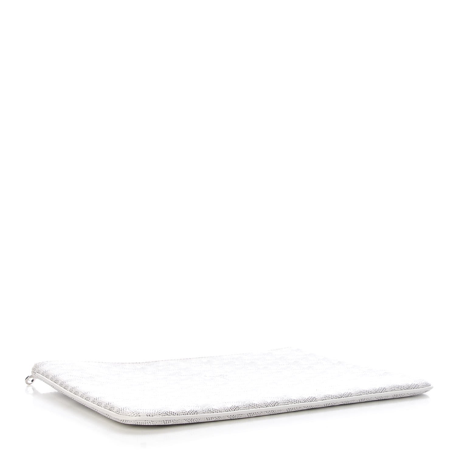 Goyard Goyardine Senat Pochette MM White 4 of 8
