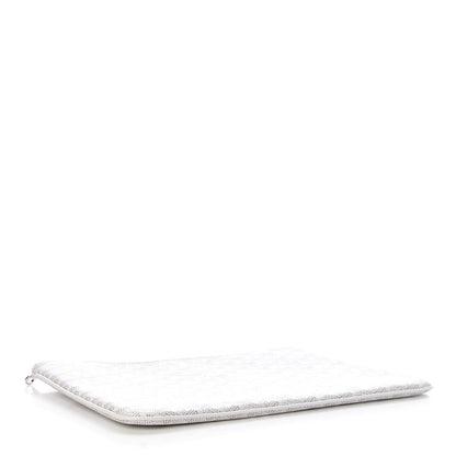 Goyard Goyardine Senat Pochette MM White 4 of 8