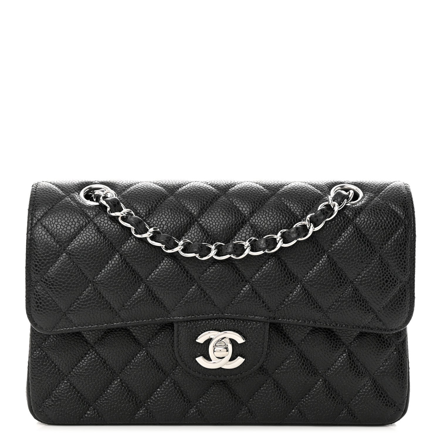 Chanel Caviar Quilted Small Double Flap Black 1 of 13
