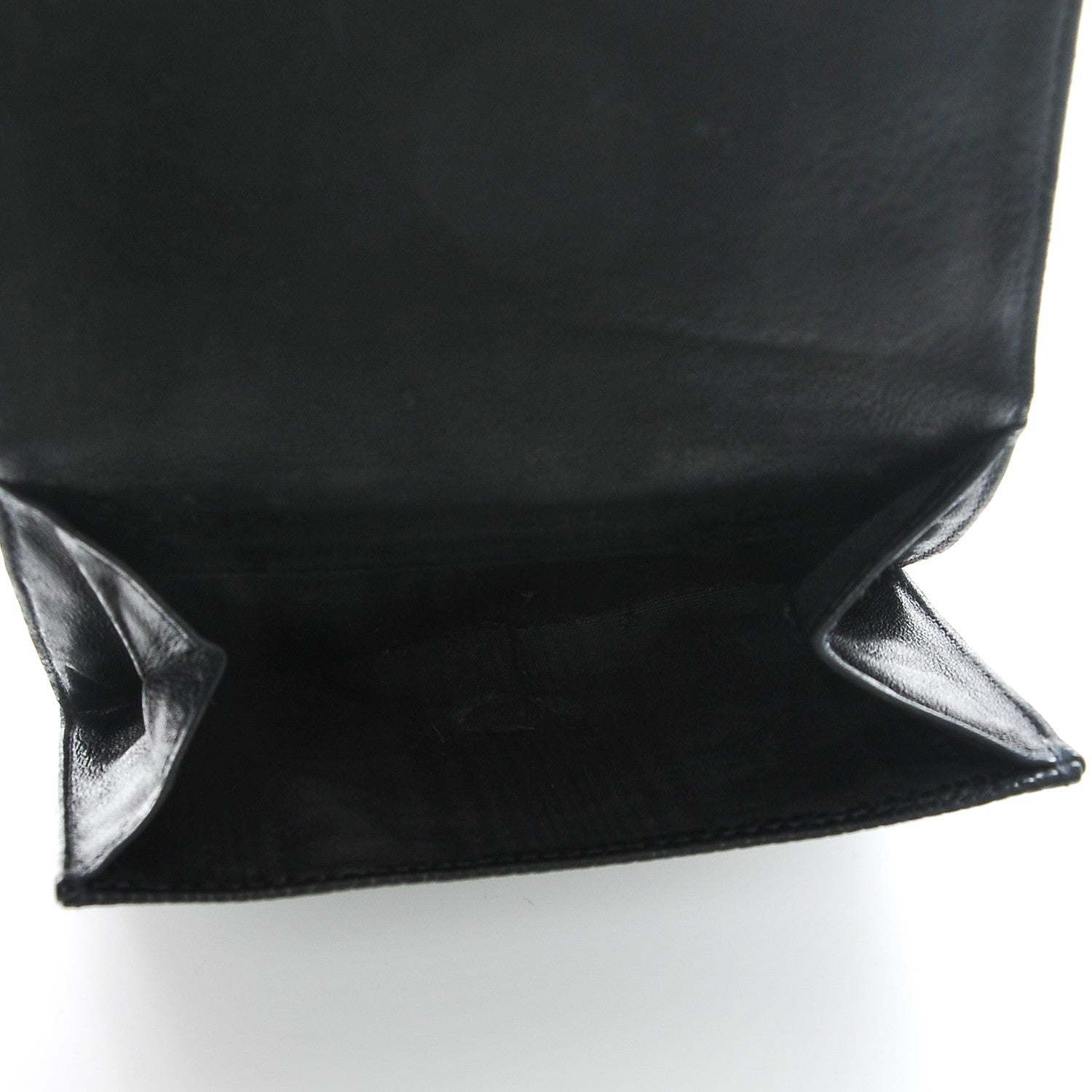 Chanel Caviar Timeless CC Compact French Wallet Black 5 of 10