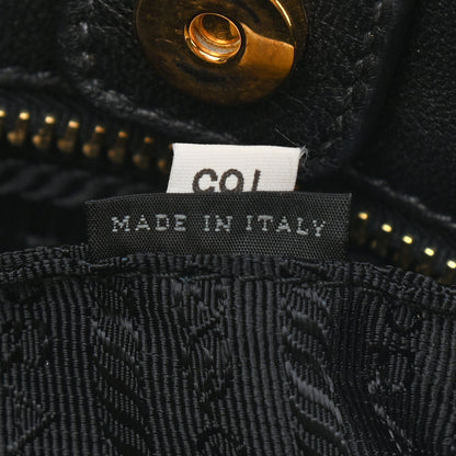 Prada Tessuto Nylon Gaufre Tote Black 6 of 12