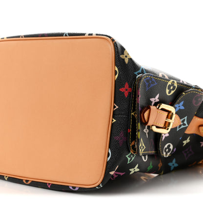 Louis Vuitton Monogram Multicolor Petit Noe Black 9 of 9