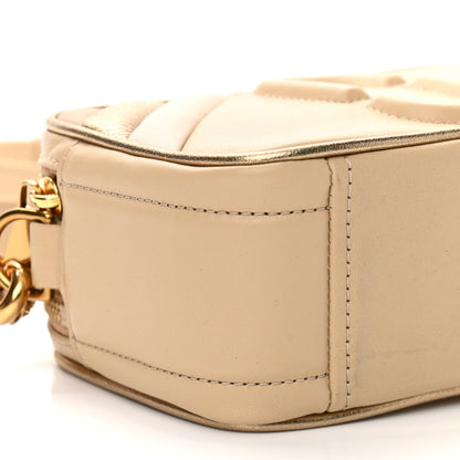 Marc Jacobs Calfskin Quilted The Moto Shot 21 Bag Curds Whey 10 of 11