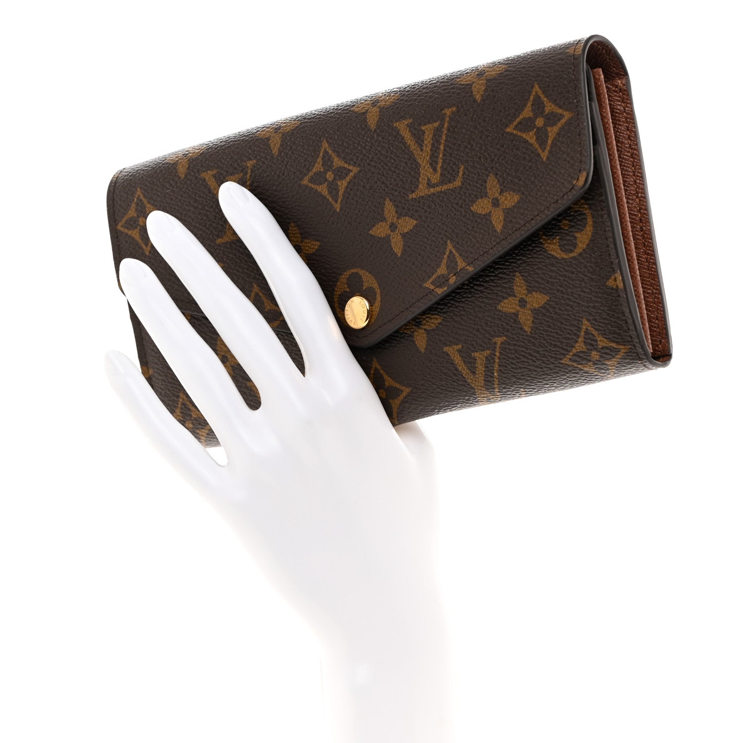 Louis Vuitton LOUIS VUITTON Monogram Sarah Wallet NM 2 of 7