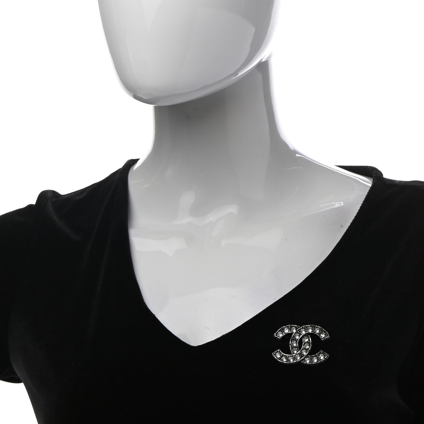 Ruthenium Crystal CC Brooch