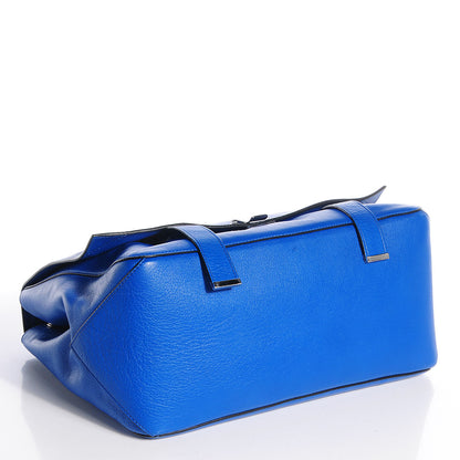 Proenza Schouler Leather Double Sided PS Courier Bag Blue Honey 4 of 10