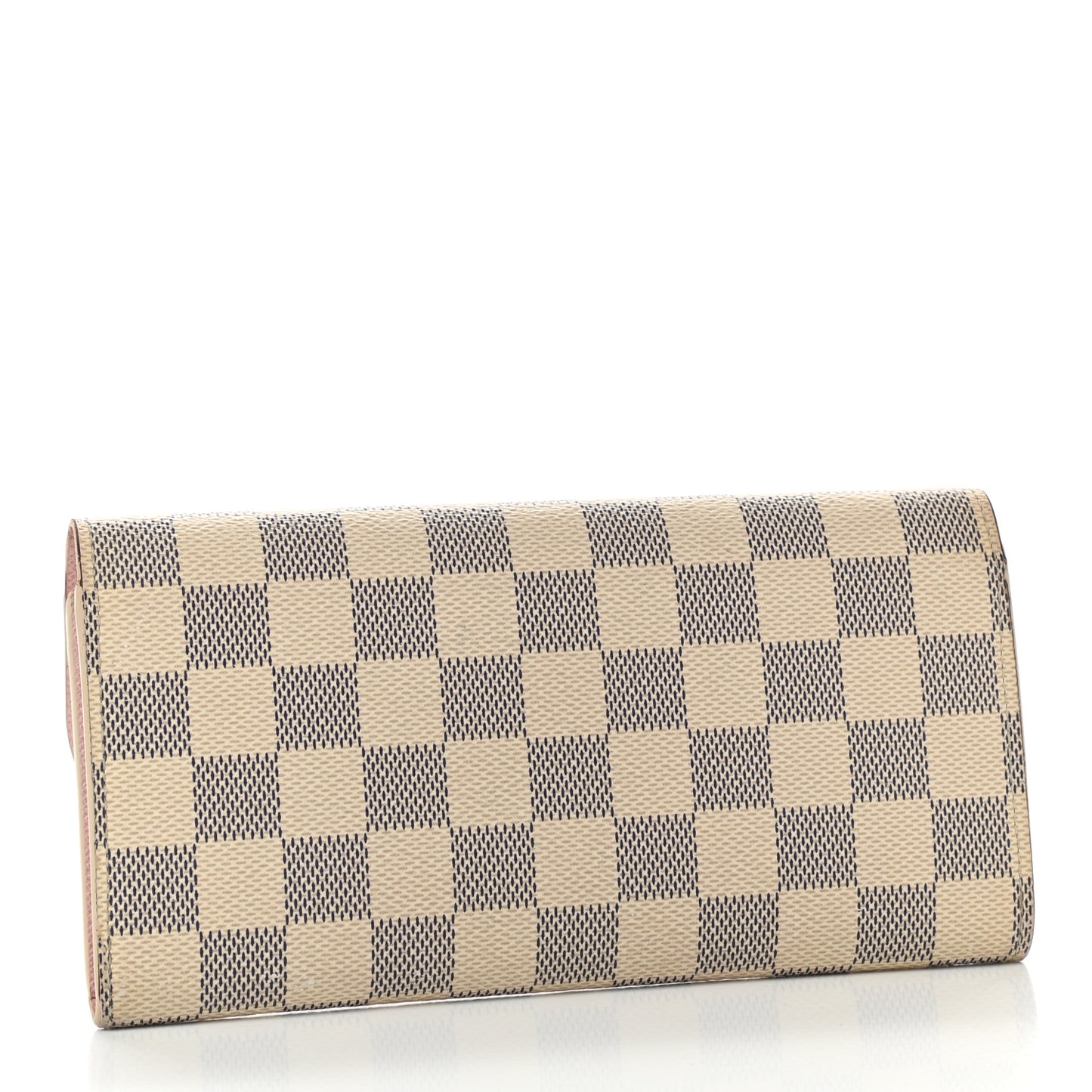 Damier Azur Emilie Wallet Rose Ballerine