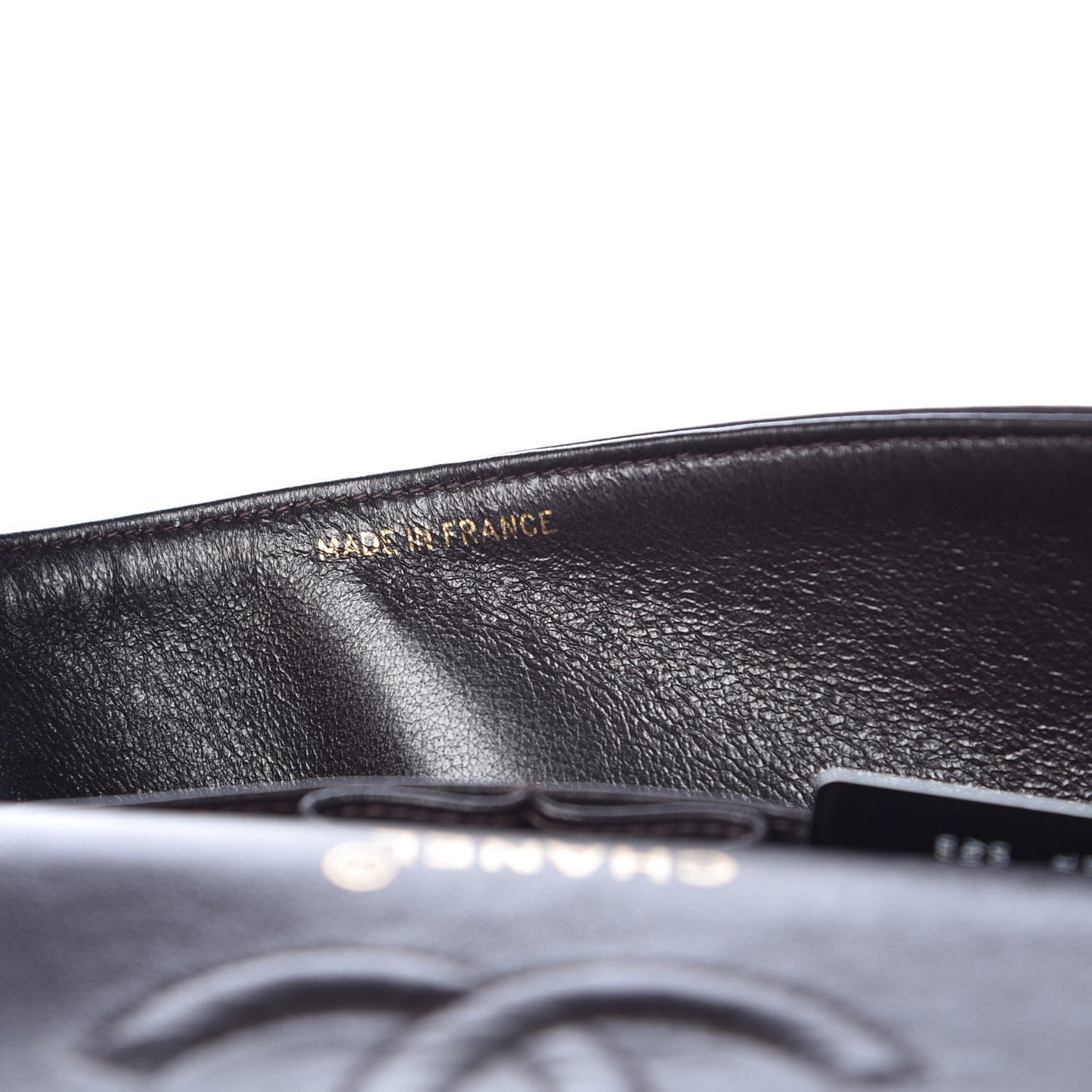 Lambskin Quilted Medium Double Flap Brown