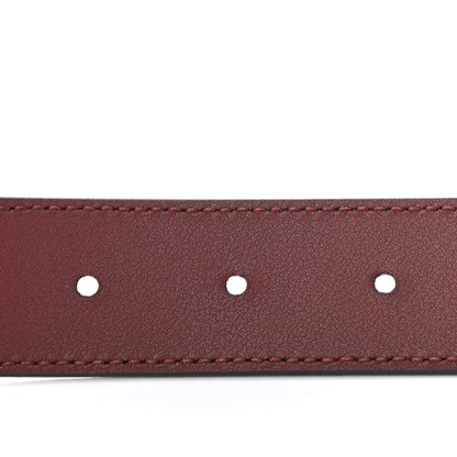 Gucci Calfskin Zumi 30mm Belt 75 30 Vintage Bordeaux 5 of 6