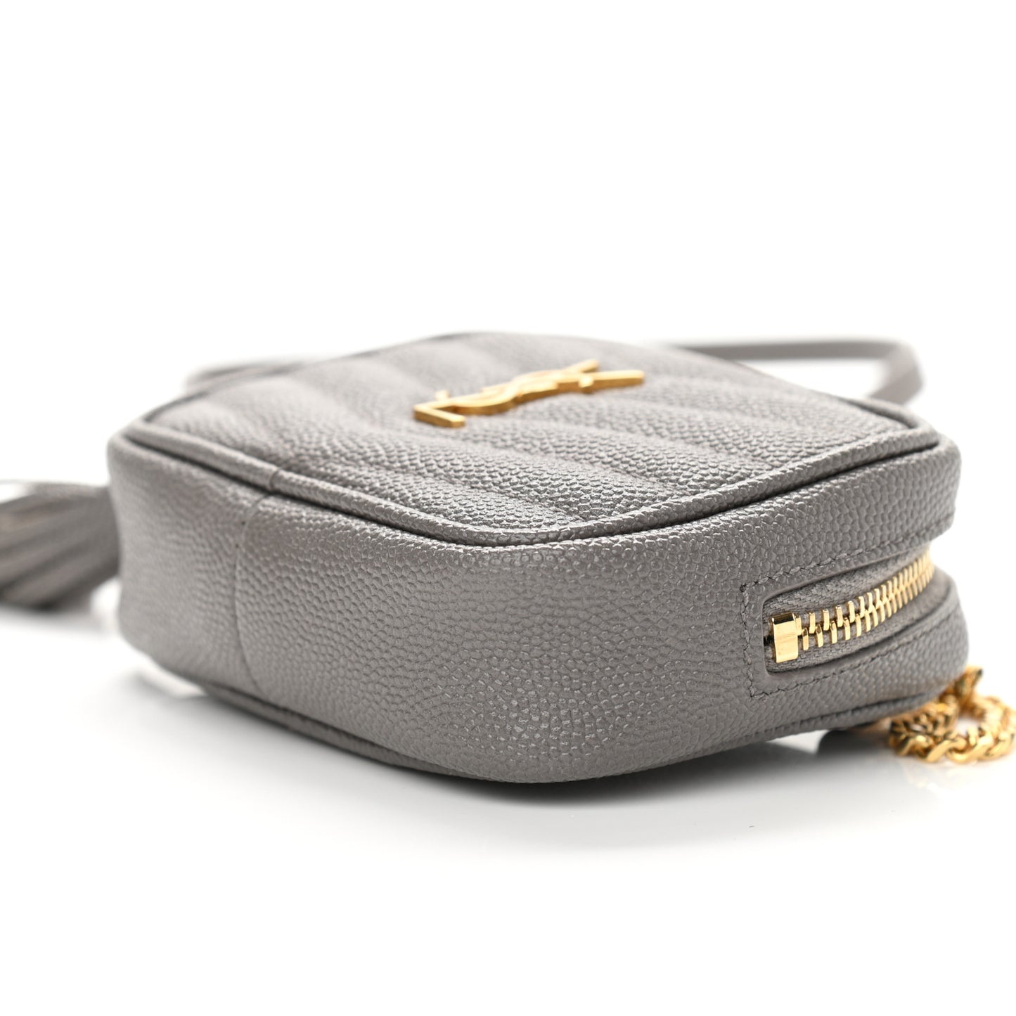 Grain De Poudre Matelasse Monogram Baby Lou Camera Bag Fog