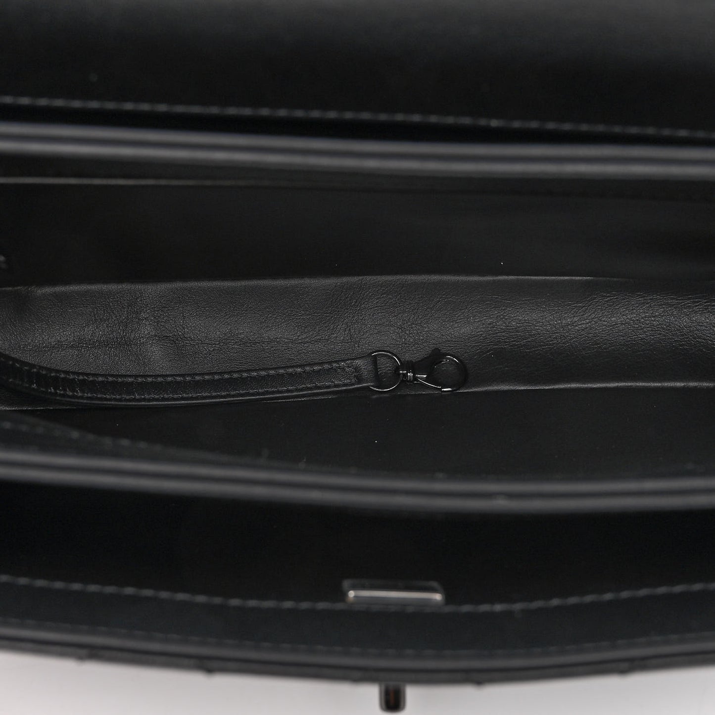 Lambskin Quilted Medium Trendy CC Flap Dual Handle Bag So Black