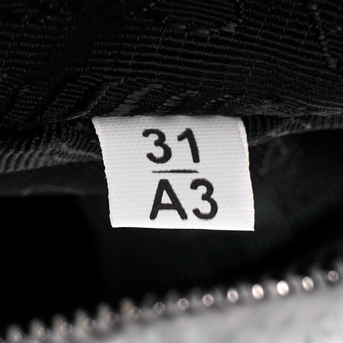 Prada Terry Cloth Mini Re-Edition 2000 Bag White Black 7 of 9