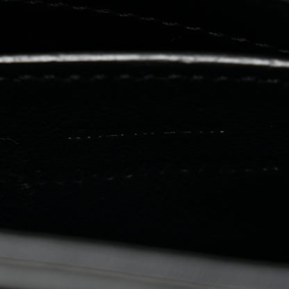 Saint Laurent Calfskin Y Quilted Monogram Monochrome Small Loulou Chain Satchel Black 7 of 14