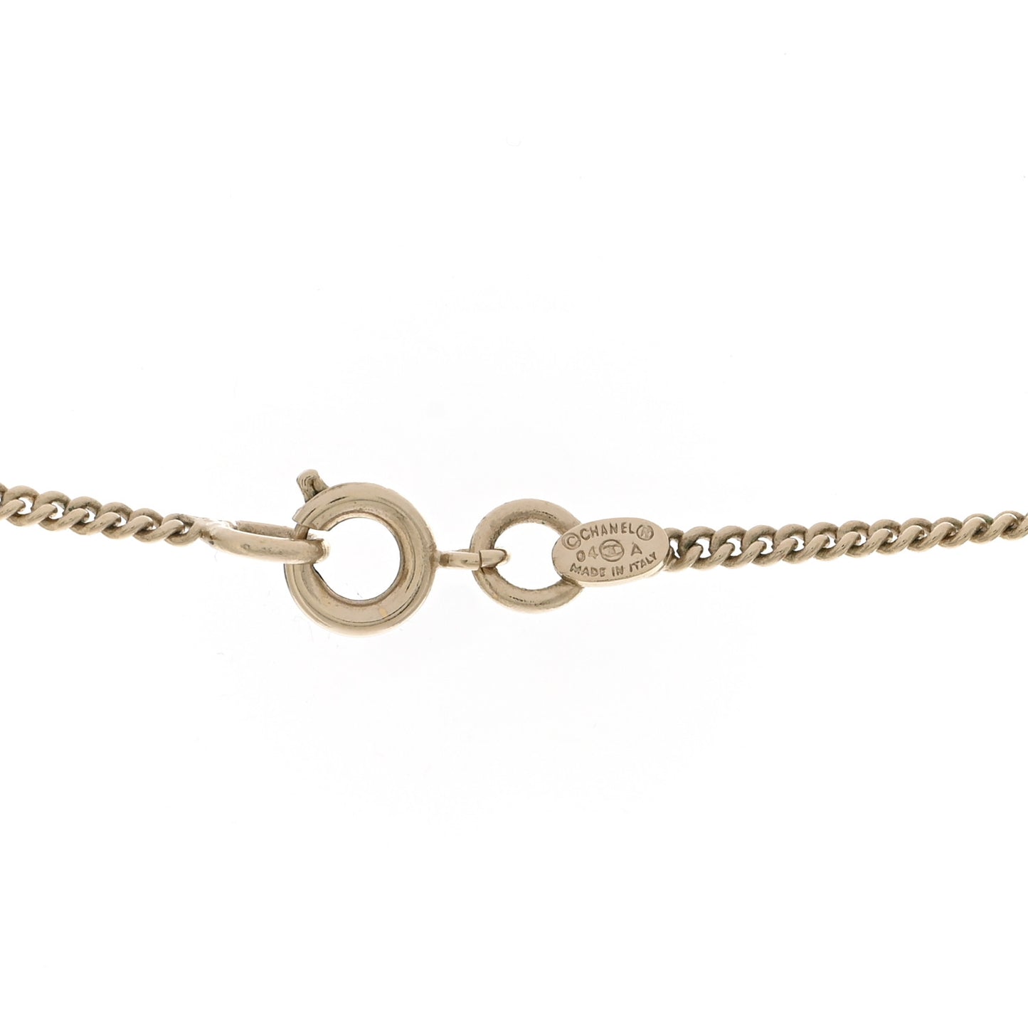 Crystal CC Necklace Gold Multicolor