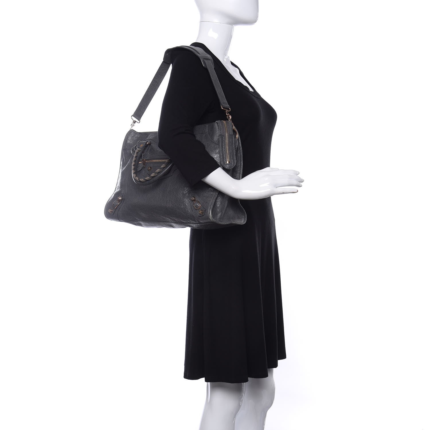 Balenciaga Agneau Giant 12 Hardware City Gris Tarmac 2 of 10