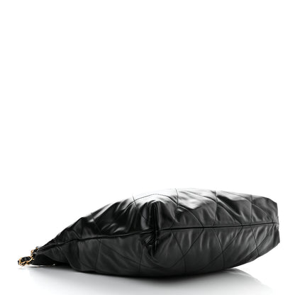 Chanel Shiny Calfskin Quilted Chanel 22 Black 5 of 11