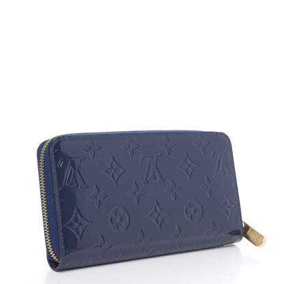 Louis Vuitton Vernis Zippy Wallet Grand Blue 3 of 7