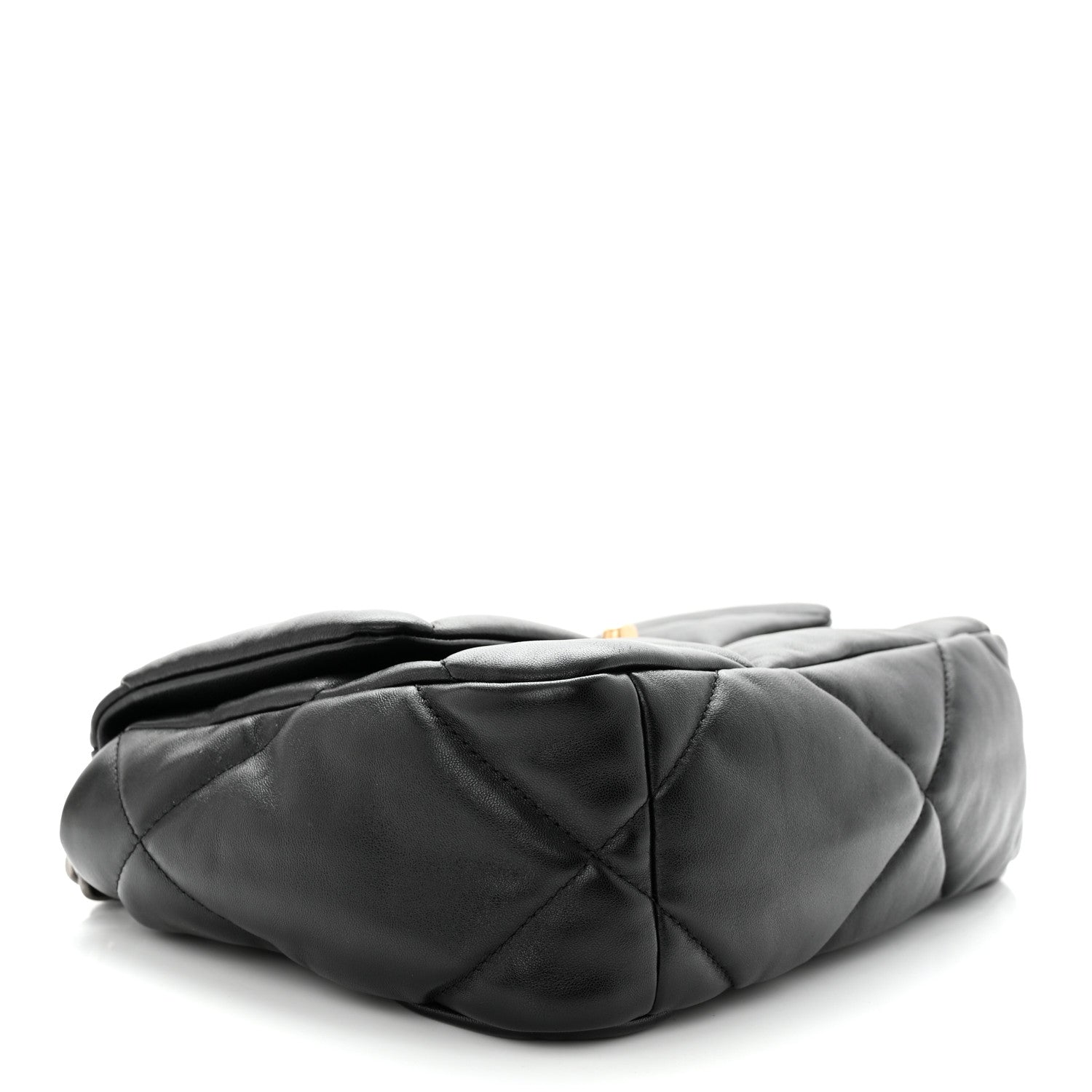 Chanel Goatskin Quilted Medium Chanel 19 Flap Black 4 of 11