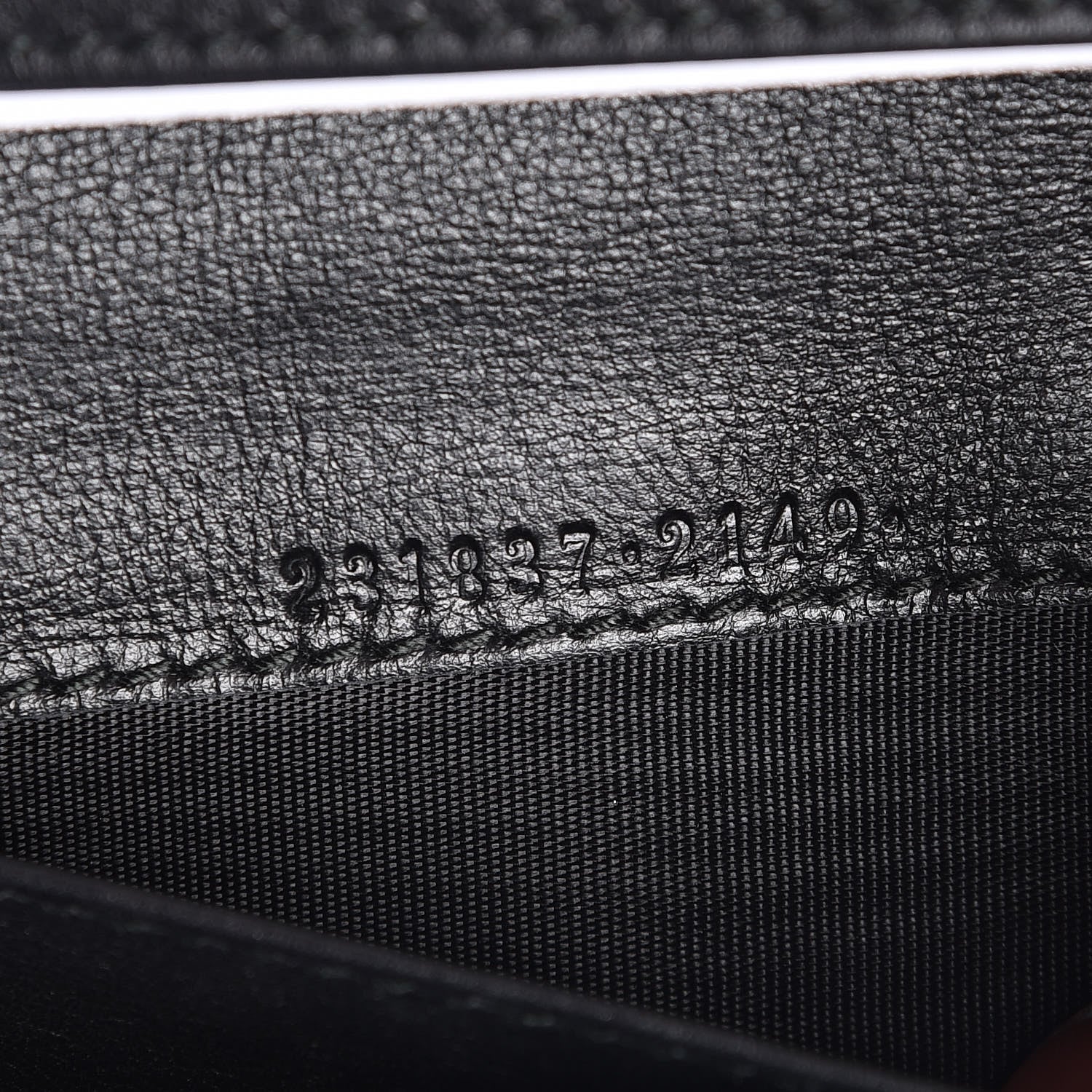 Gucci Guccissima Continental Wallet Black 9 of 13
