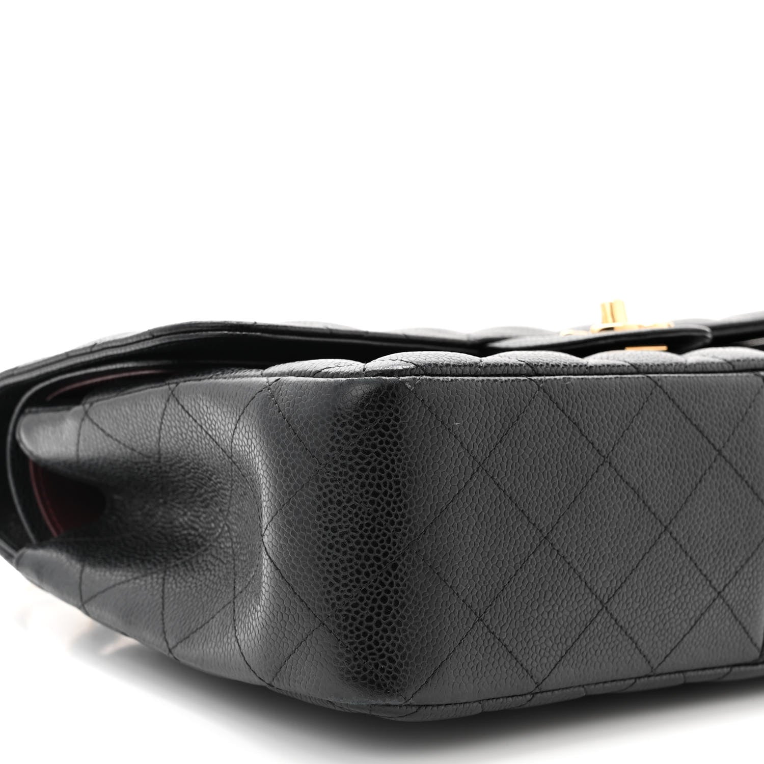 Chanel Caviar Quilted Jumbo Double Flap Black 9 of 11