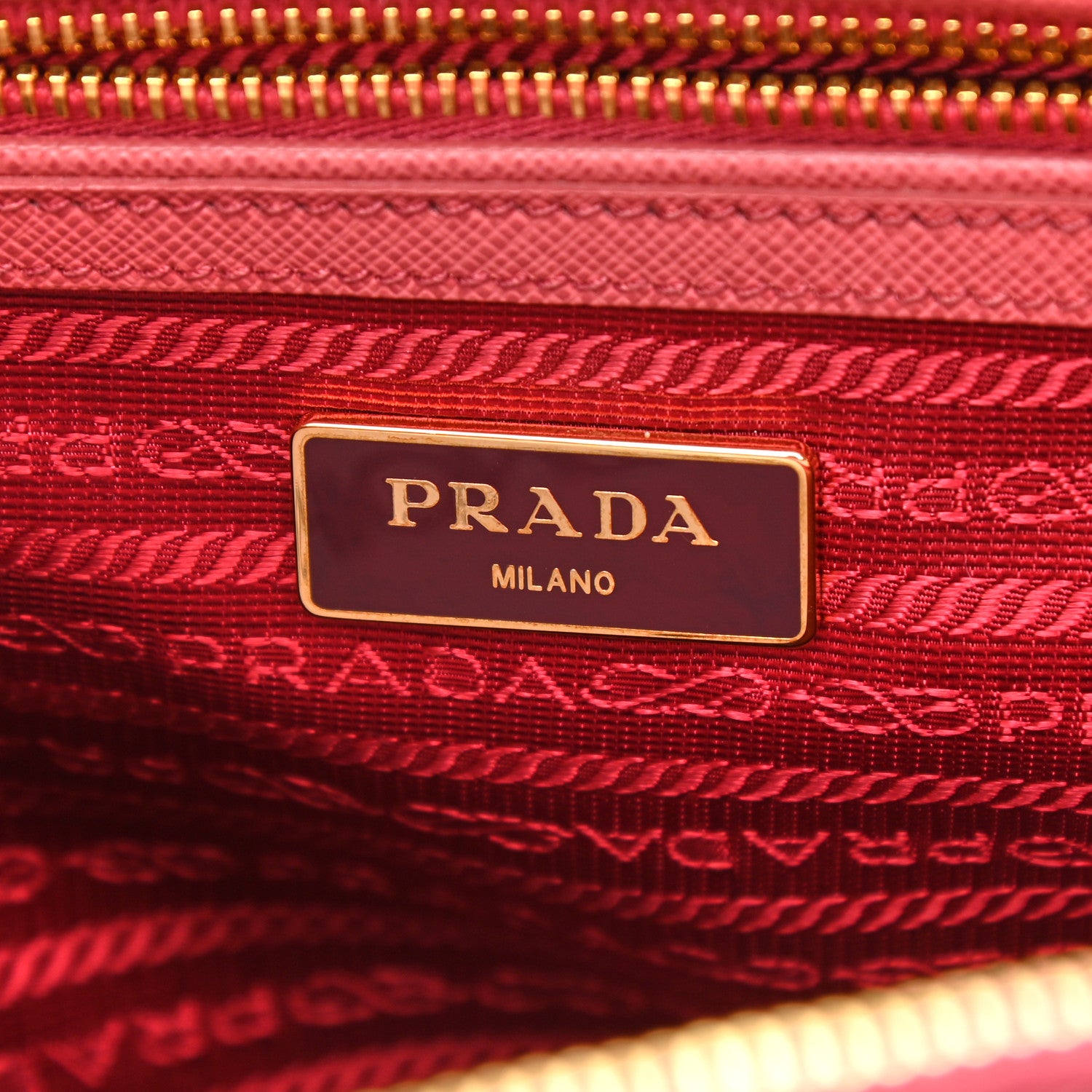 Prada Saffiano Small Galleria Double Zip Tote Tamaris 6 of 11