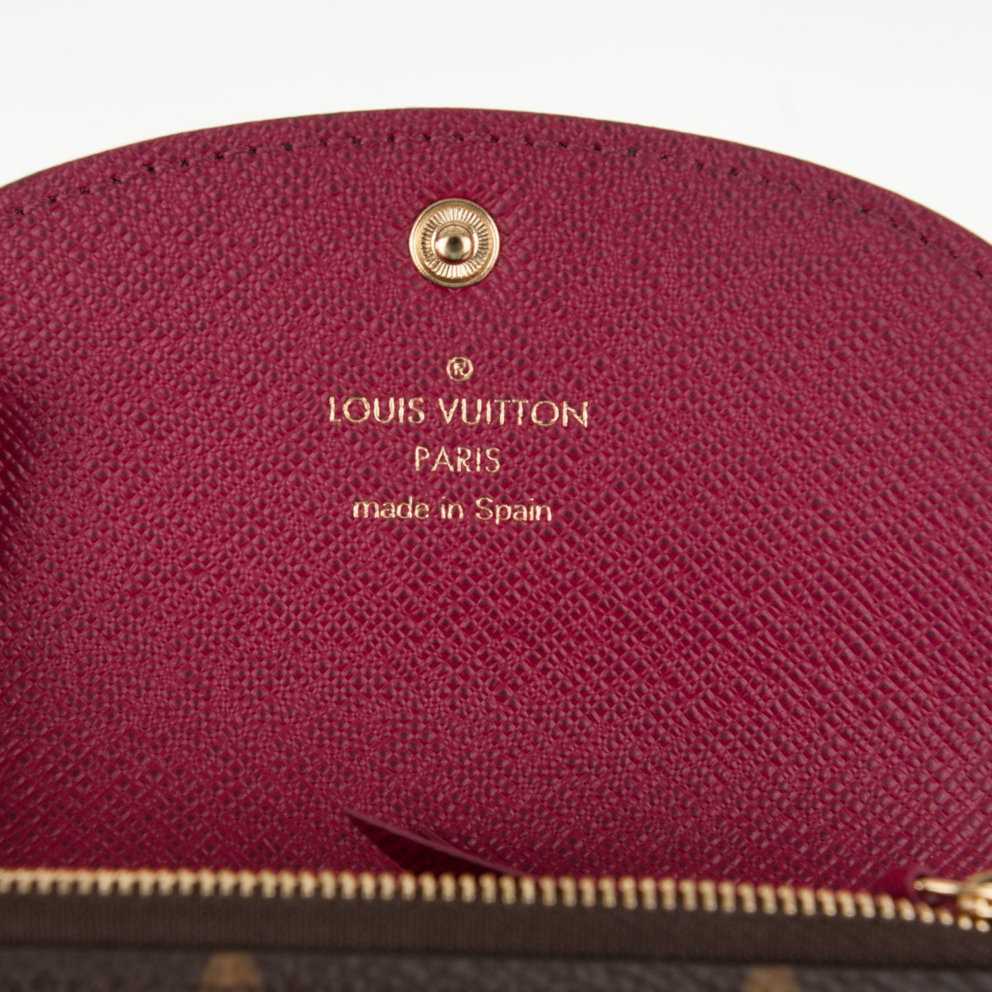 Monogram Rosalie Coin Purse Fuchsia