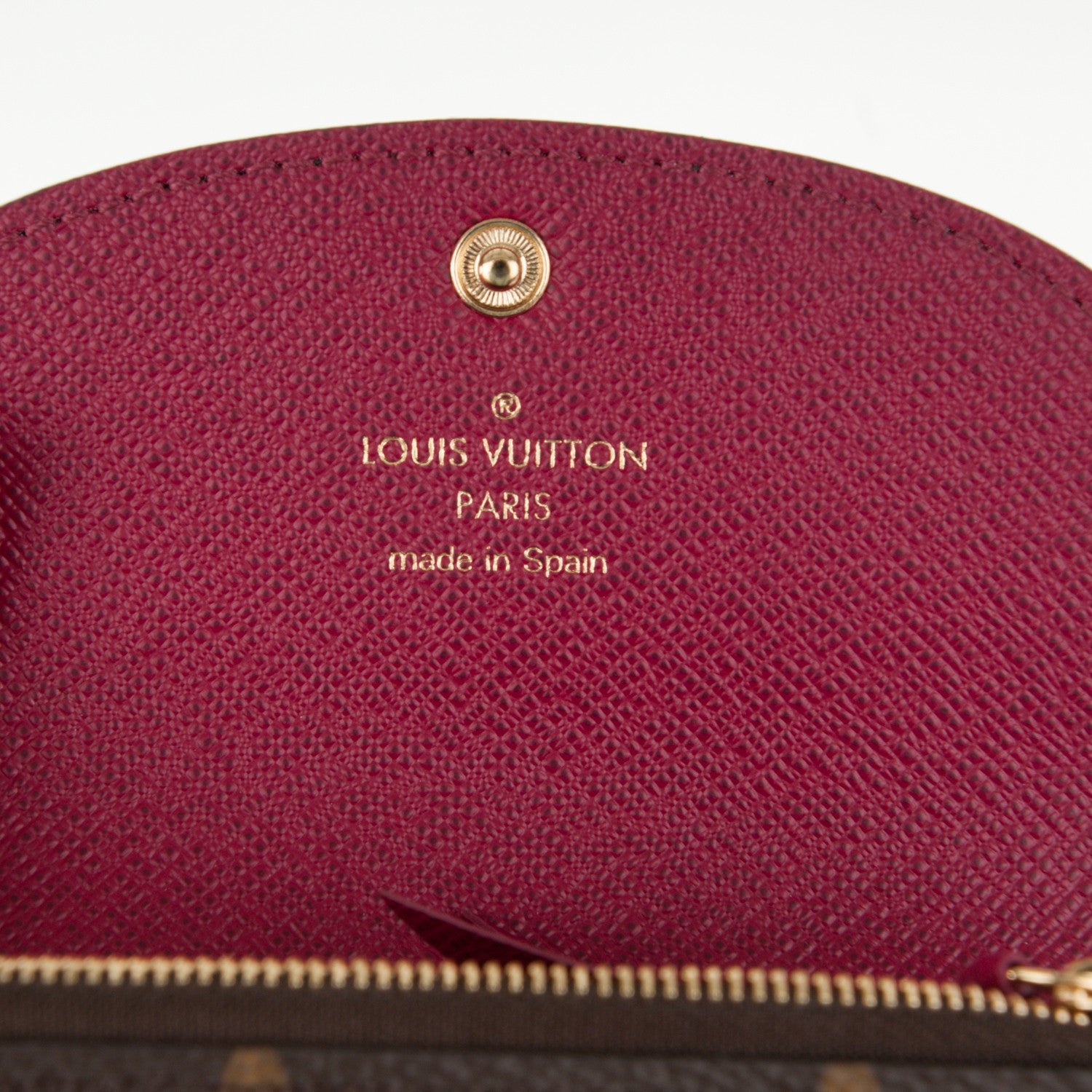 Louis Vuitton Monogram Rosalie Coin Purse Fuchsia 6 of 7