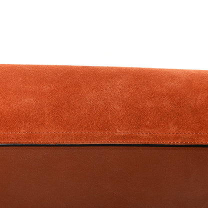 Chloe Suede Calfskin Small Faye Shoulder Bag Tobacco 6 of 7