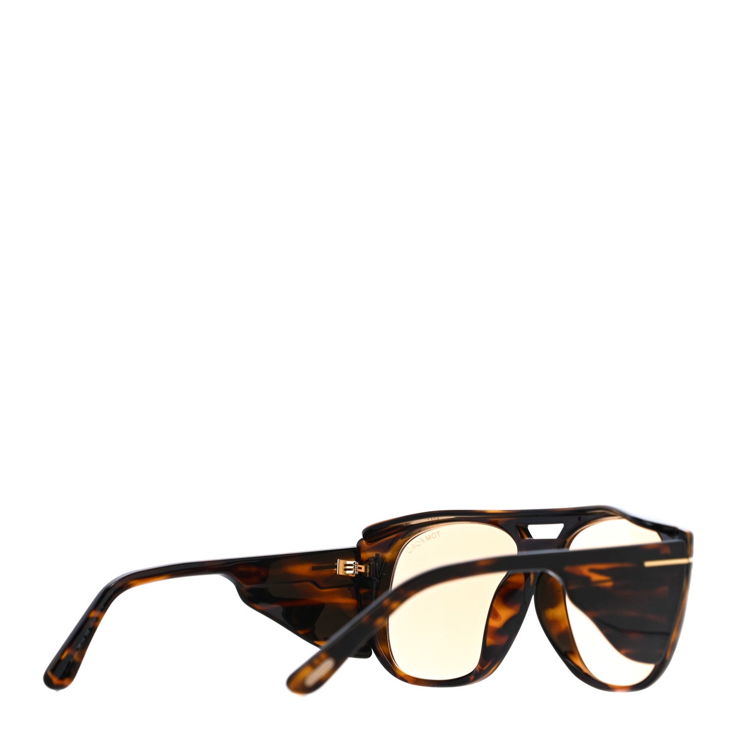 Tom Ford Acetate Fender Aviator Sunglasses TF799 Tortoise 4 of 6
