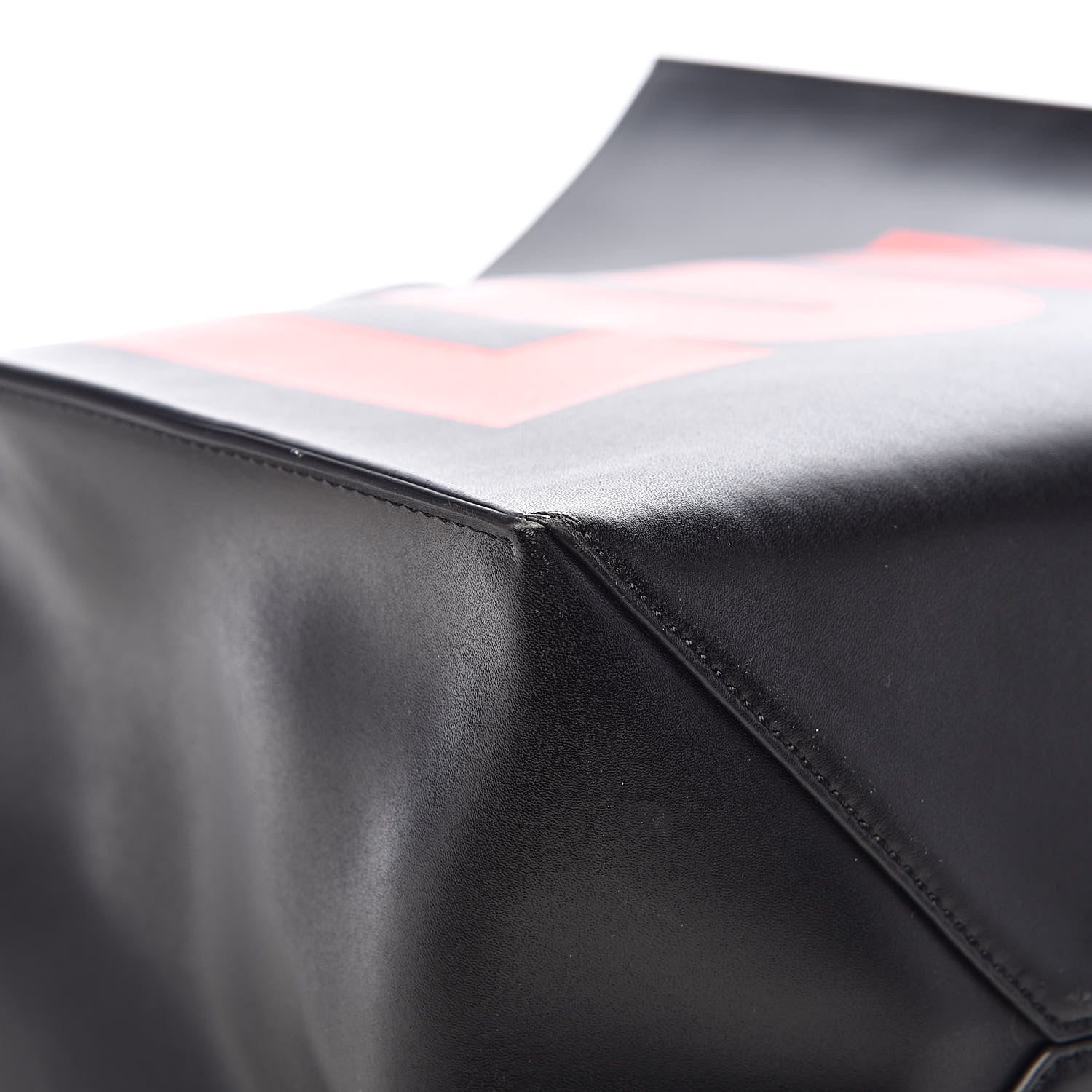 Givenchy Calfskin Love Print Shopper Tote Black 8 of 12