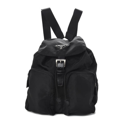 Prada Tessuto Nylon Vela Small Backpack Black 1 of 8