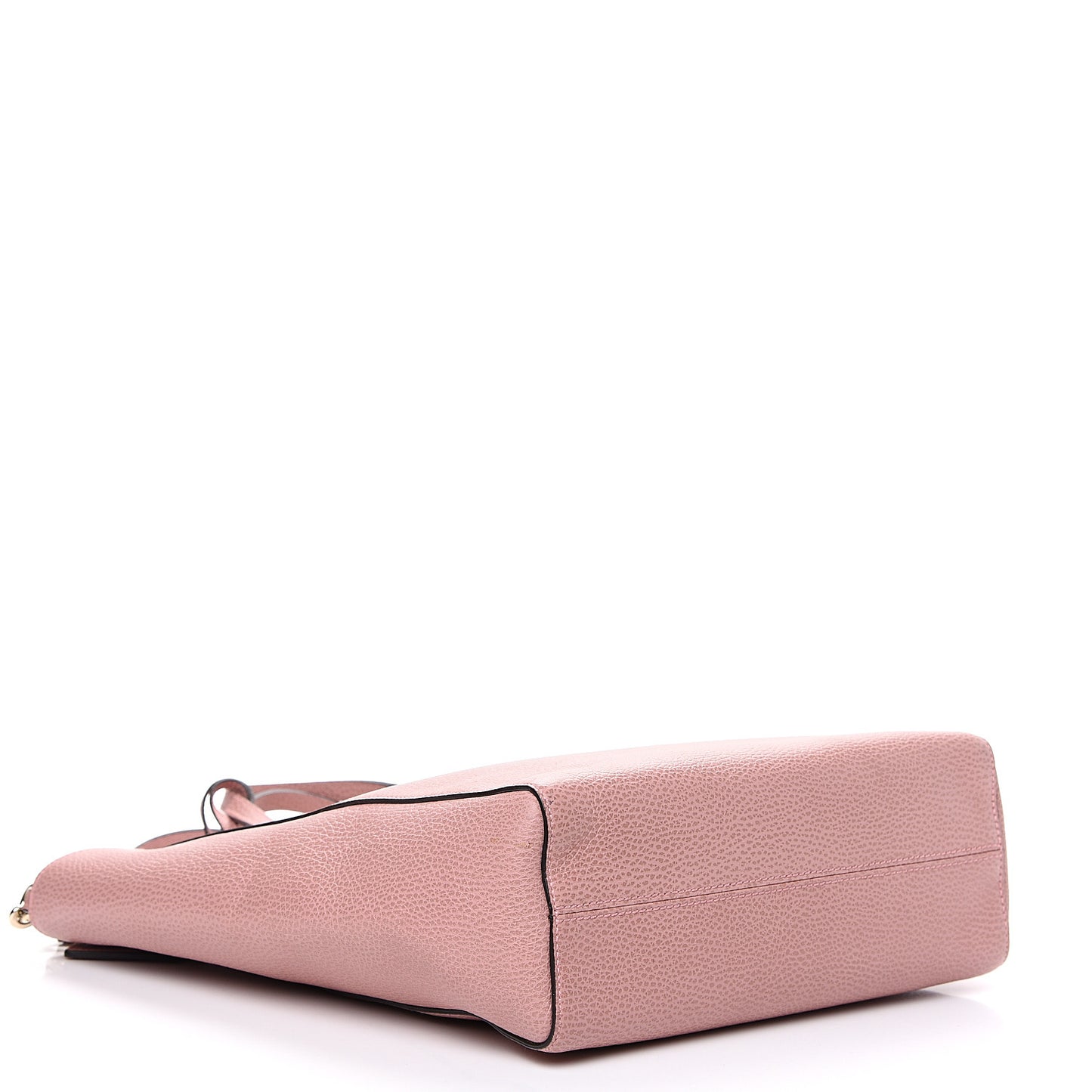 Dollar Calfskin Medium Swing Top Handle Bag Soft Pink
