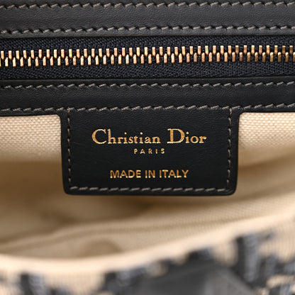Christian Dior Oblique Saddle Bag Blue 6 of 10