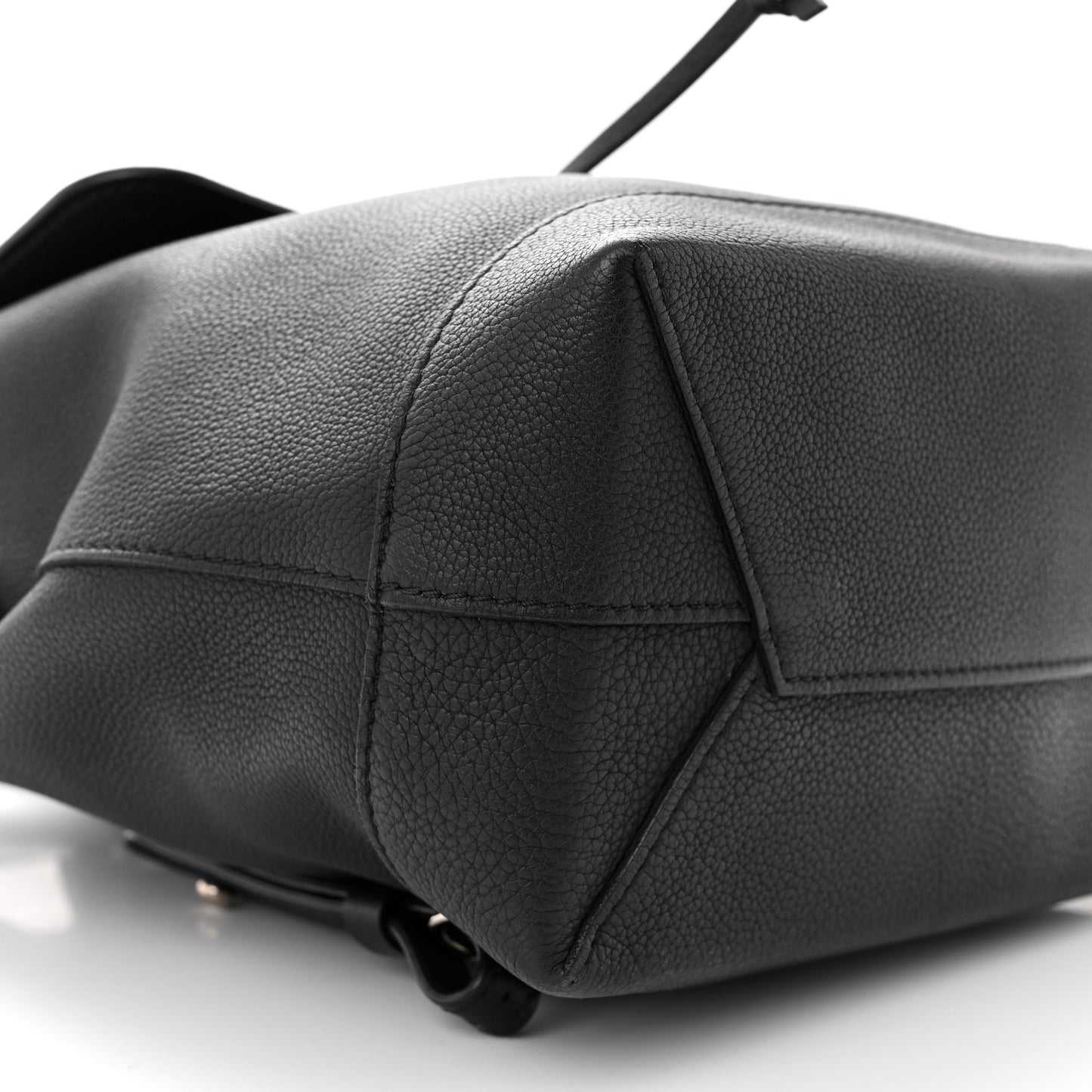 Calfskin Lockme Backpack Black