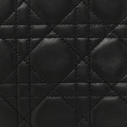 Christian Dior Lambskin Cannage Large Lady Dior Black 8 of 18