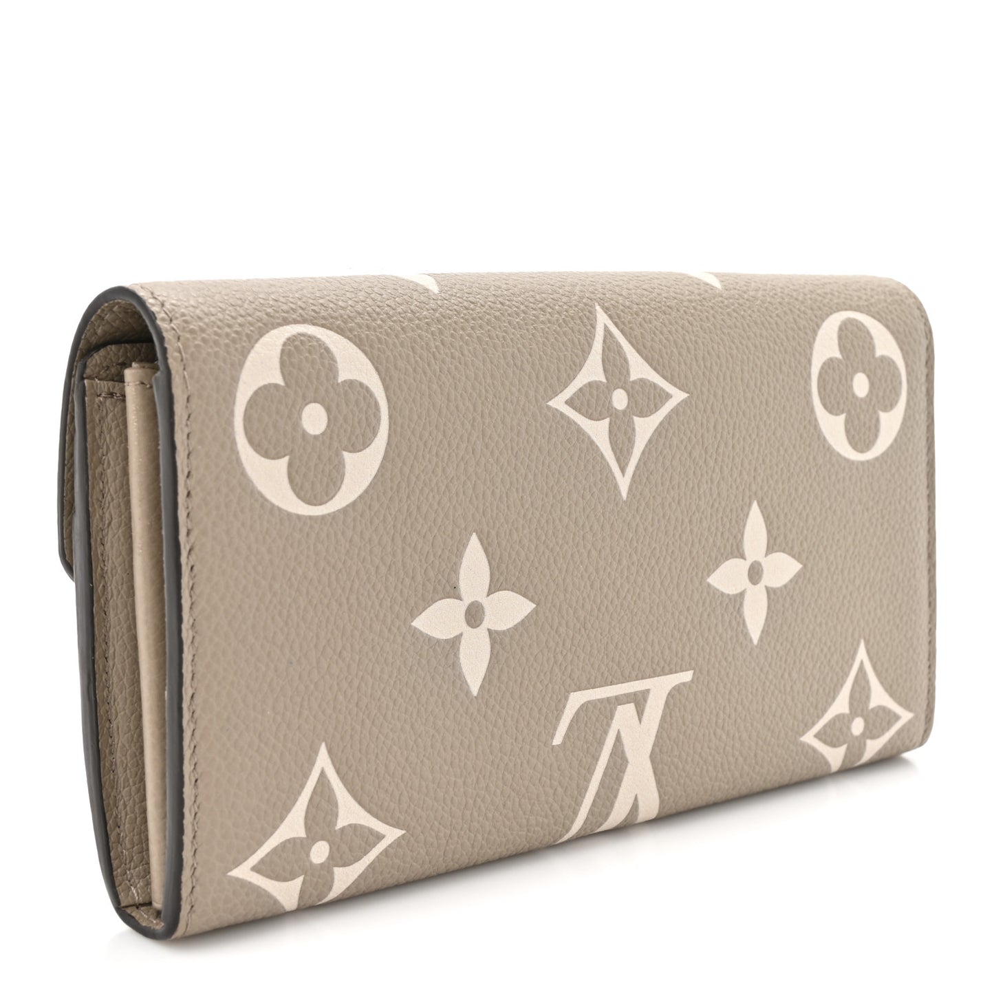 Empreinte Monogram Giant Sarah Wallet Tourterelle Creme