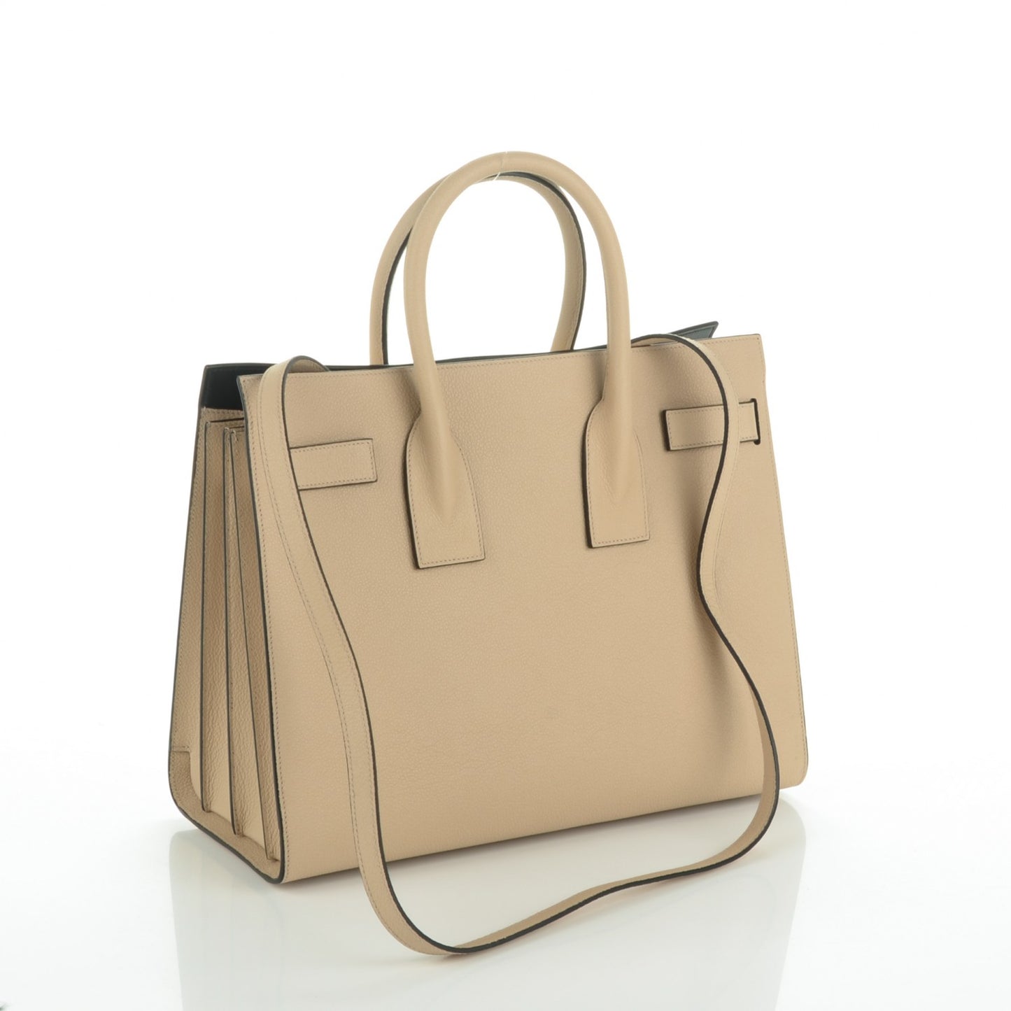 Grained Calfskin Small Sac De Jour Nude Powder