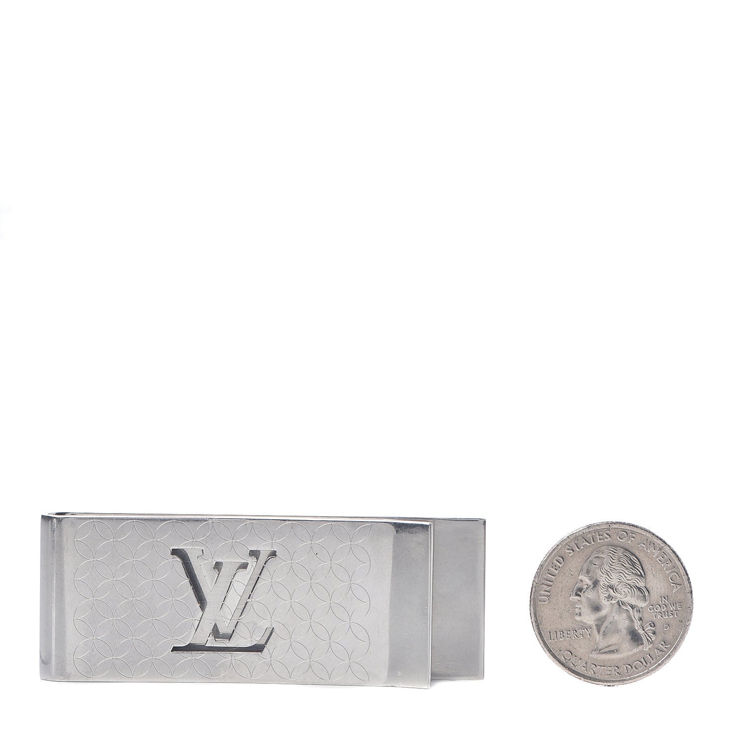 Metal Champs Elysees Money Clip Silver