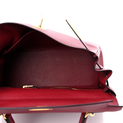 Hermes Evercolor Kelly Retourne 28 Rouge Grenat 5 of 9