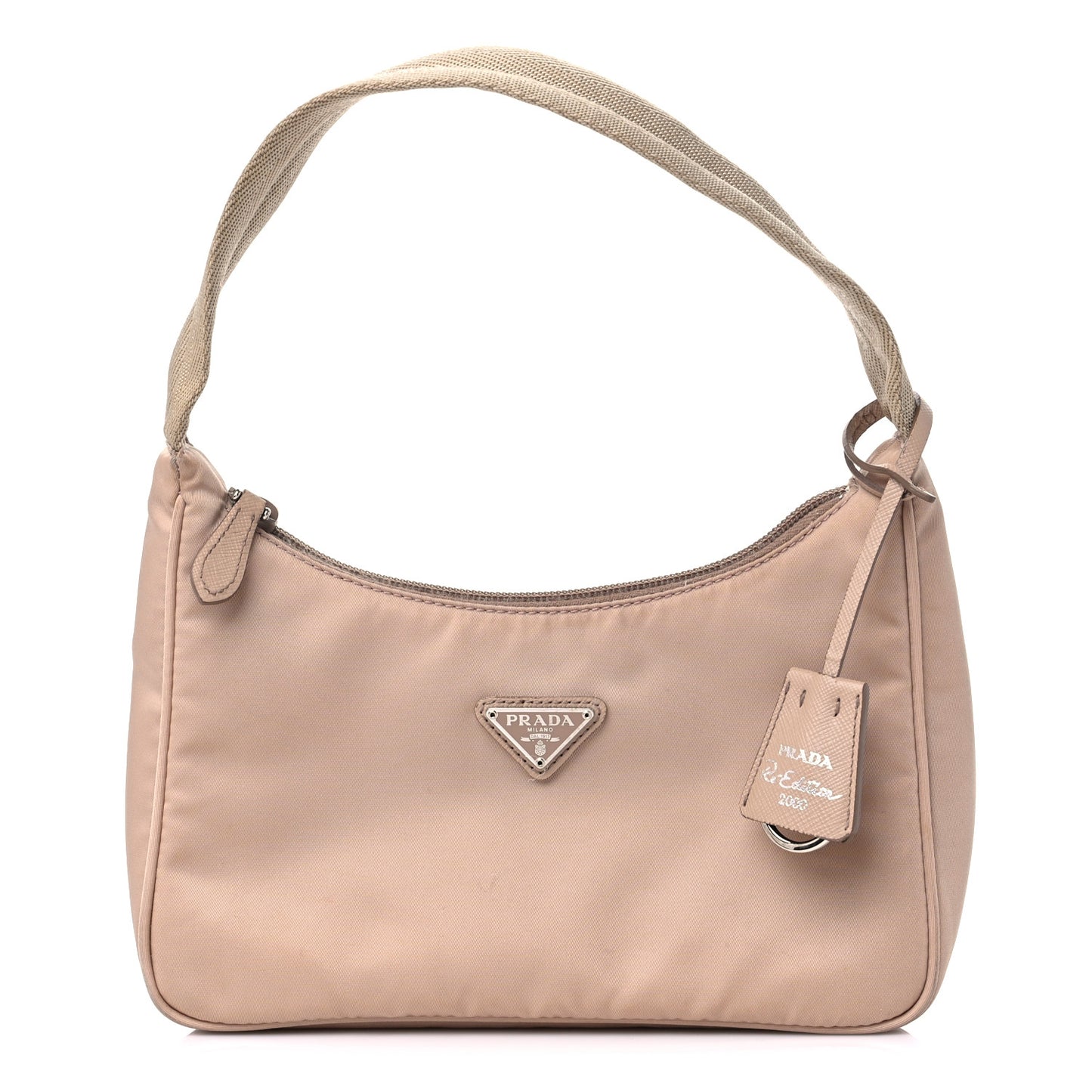 Tessuto Nylon Mini Re-Edition 2000 Bag Cammeo